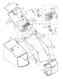Page C Diagram and Parts List for 12AE999M401 1999 Yard Man Lawn Mower